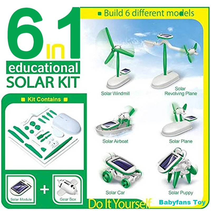 Model Kit U Boat - Kit robot a energia solare 6