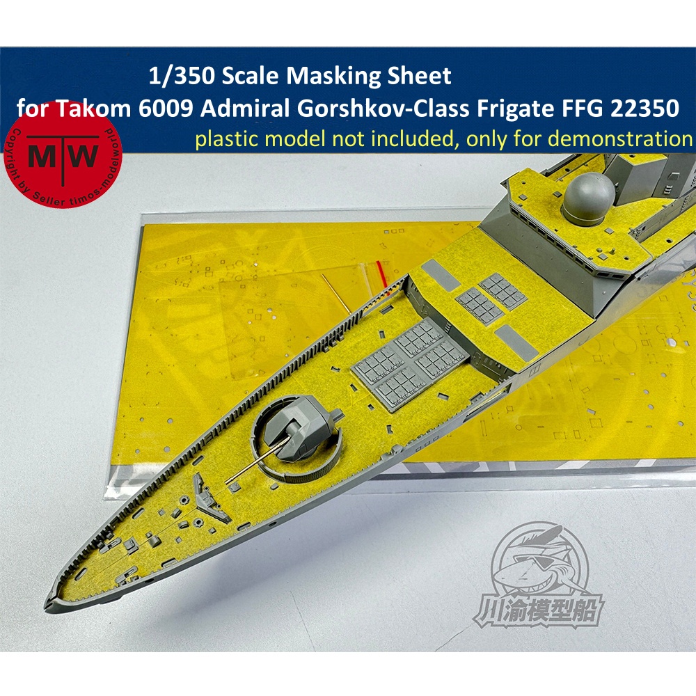Model Kit U Boat - Foglio per mascheratura in scala 1/350