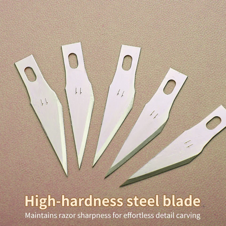 Hobby Knife Blade - Coltello vvocci per intaglio legno, frutta,