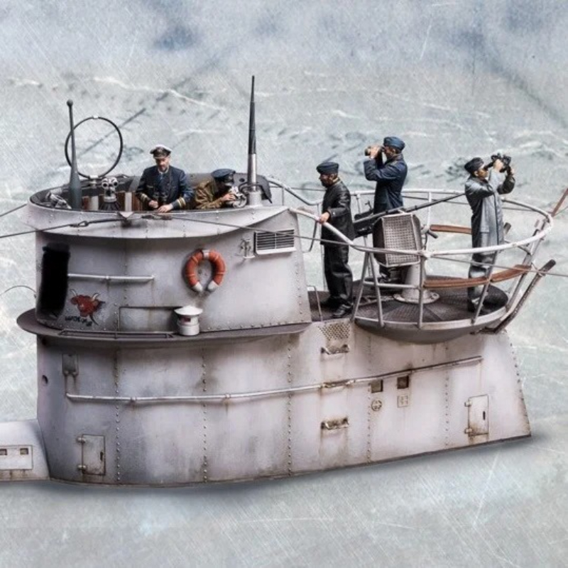 Model Kit U Boat - Kit modello figura in resina pressofusa