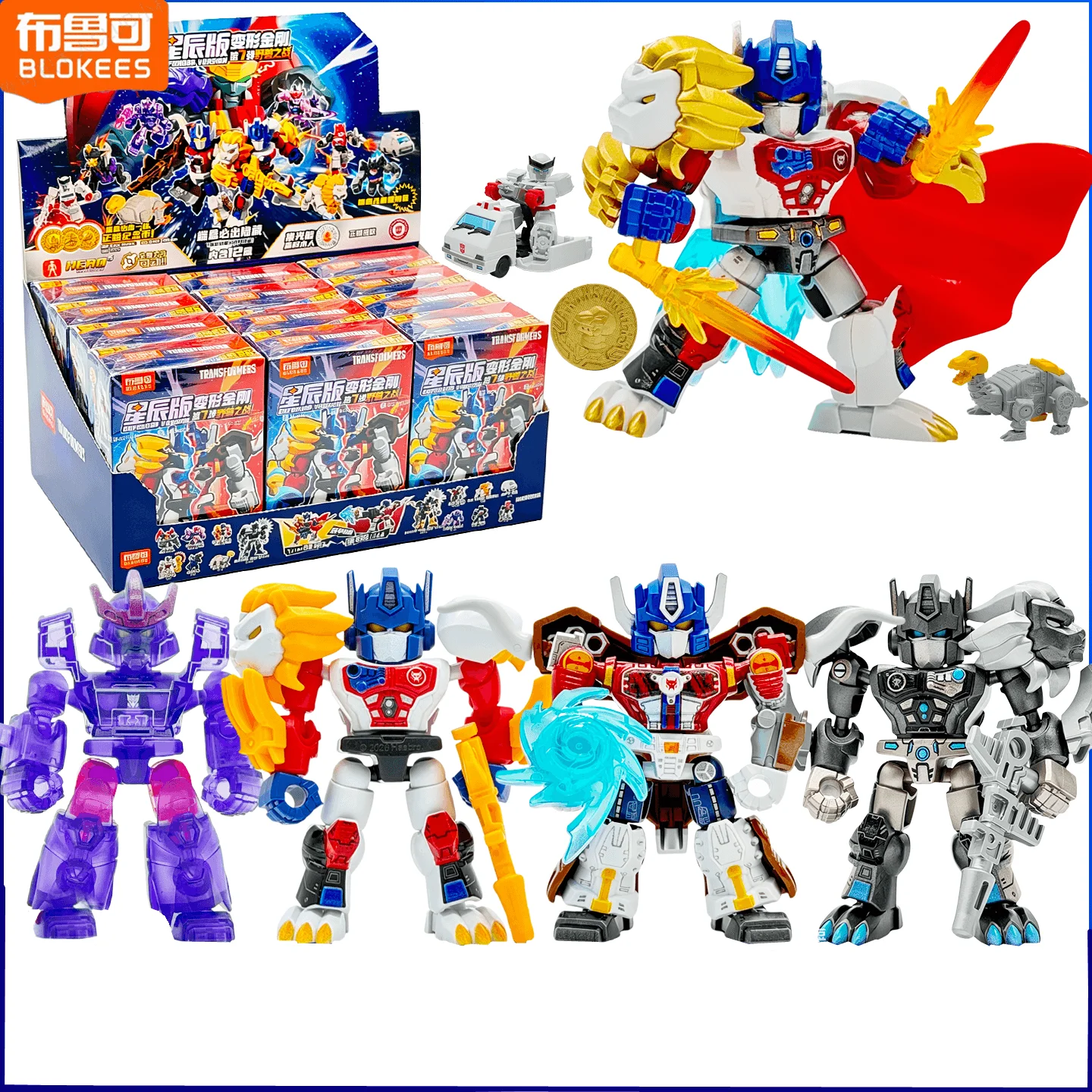 Model Kit Optimus Prime - BLOKEES Transformers Defender Versione 7 Beast