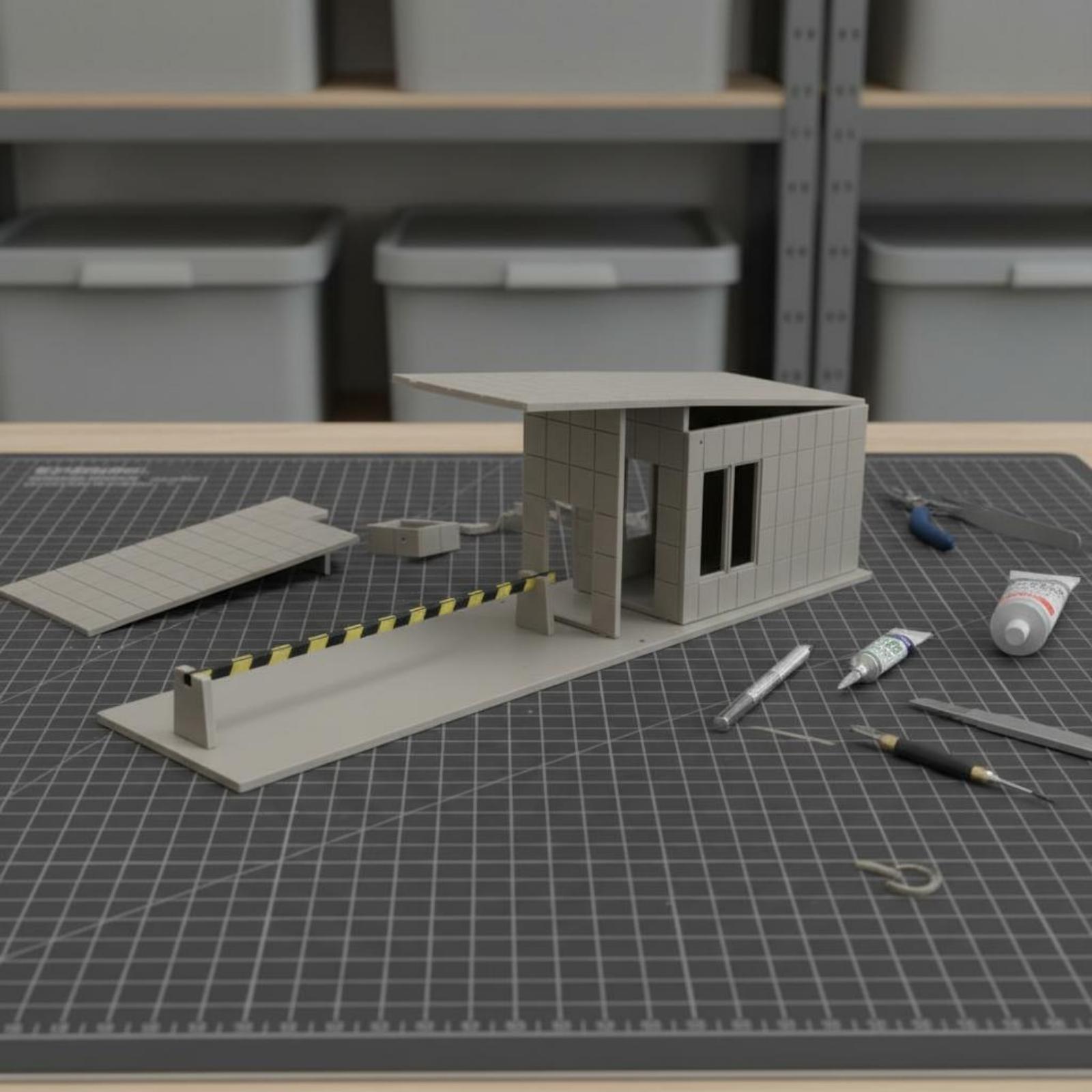 Model Kit Glue - Modello di casetta di sicurezza, kit