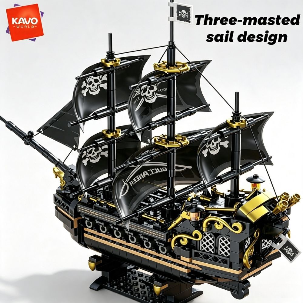 Model Kit U Boat - KAVOWORLD 801 pezzi 1799 Blocchi da