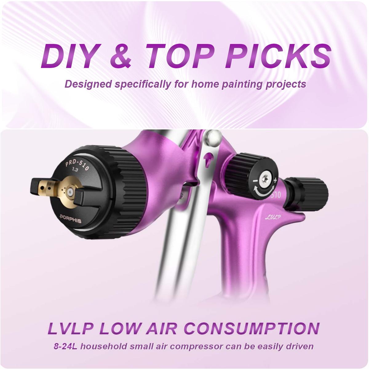 Airbrush Compressor Kit - Pistola a spruzzo originale PORPHIS PRD-510