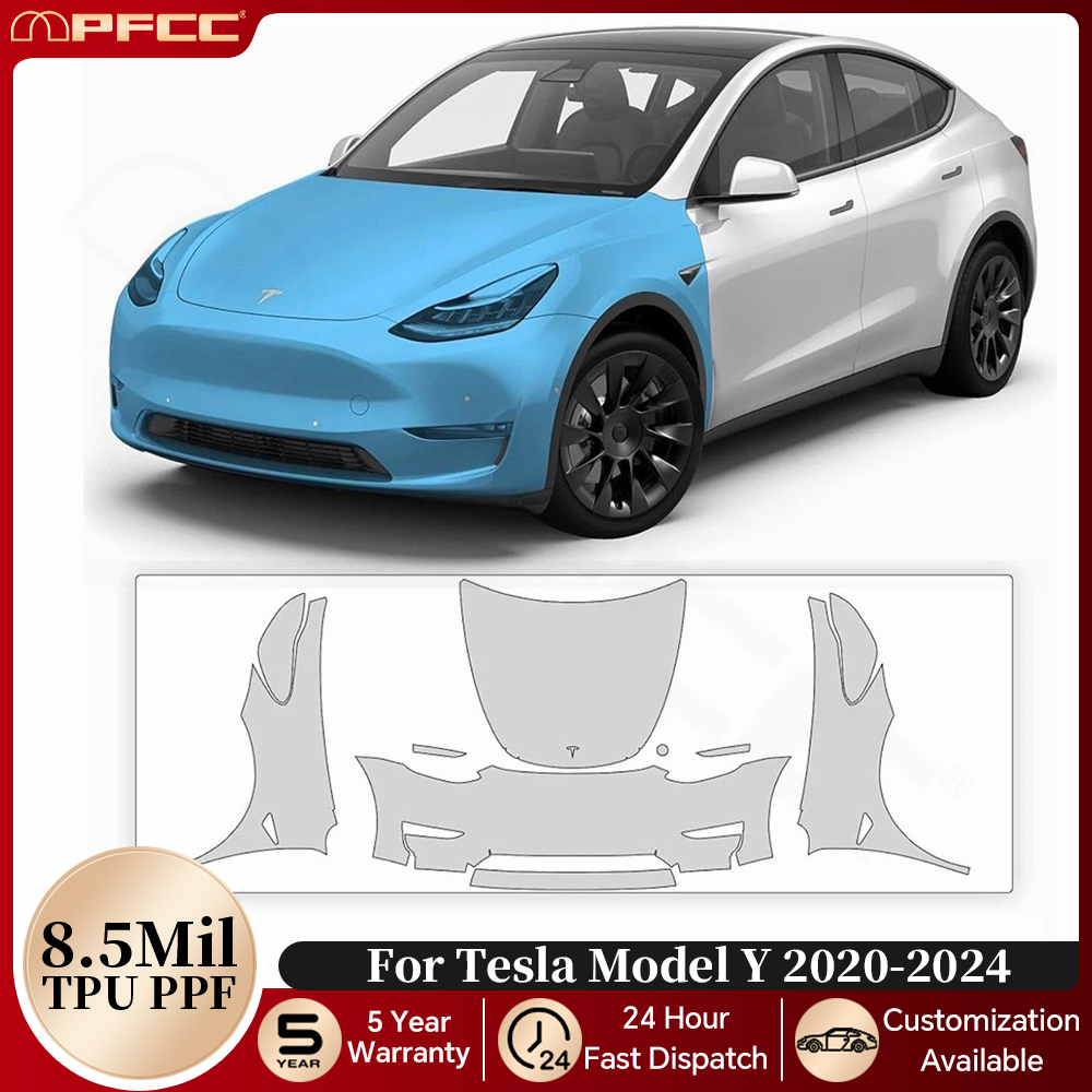 Model Kit Instructions - PPF pretagliato per Tesla Model Y