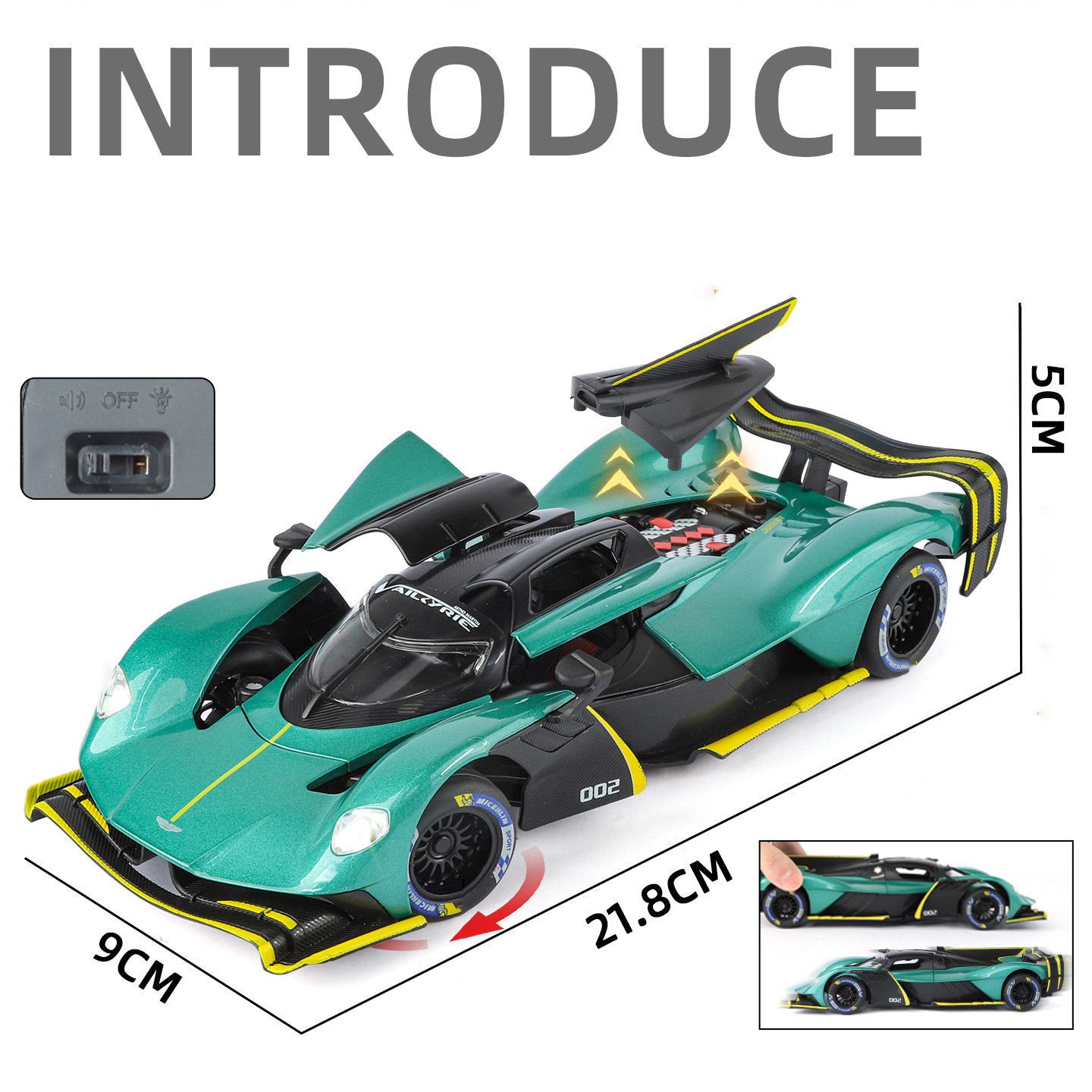 1:24 Valkyrie Spider Supercar  - Model Kit Valkyrie recensione e prezzo