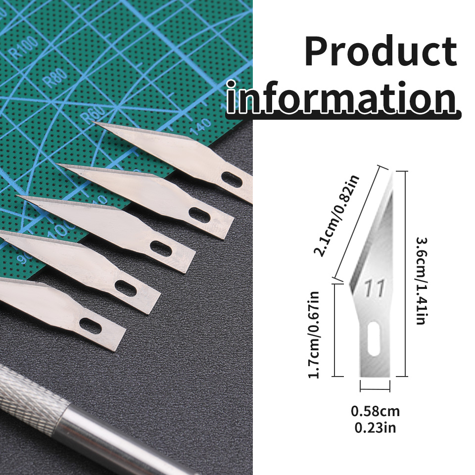 Coltello vvocci per intaglio l - Hobby Knife Blade recensione e prezzo