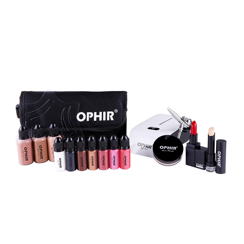 OPHIR Pro Makeup Set 0.3mm Air - Airbrush Compressor Kit recensione e prezzo