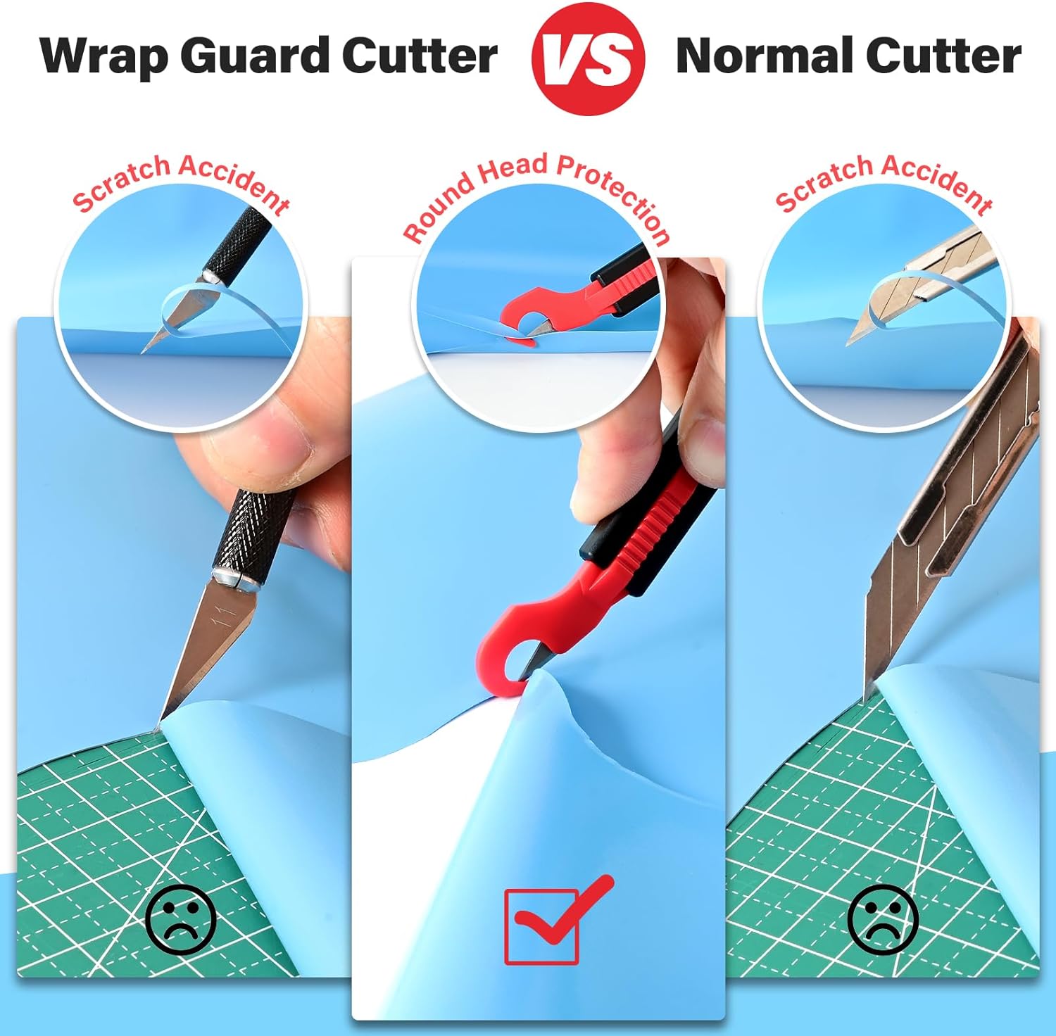 EHDIS 2pcs Safety Guard Cutter - Hobby Knife Blade recensione e prezzo
