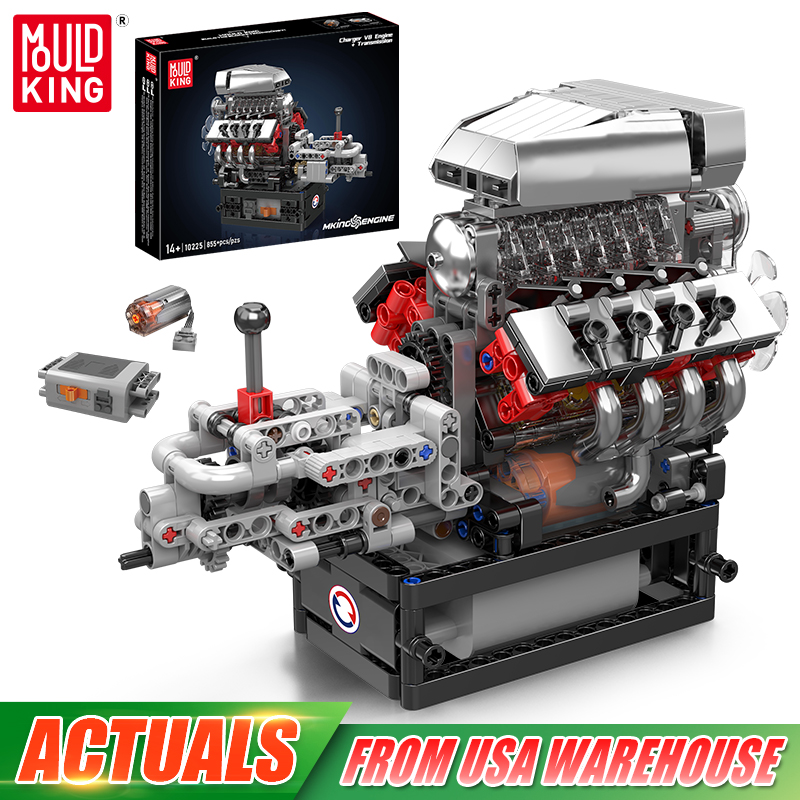 Mould King 10225 Motore tecnic - Model Kit Engine recensione e prezzo