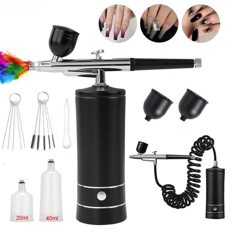 Kit Aerografo per Nail Art con - Airbrush Compressor Kit recensione e prezzo