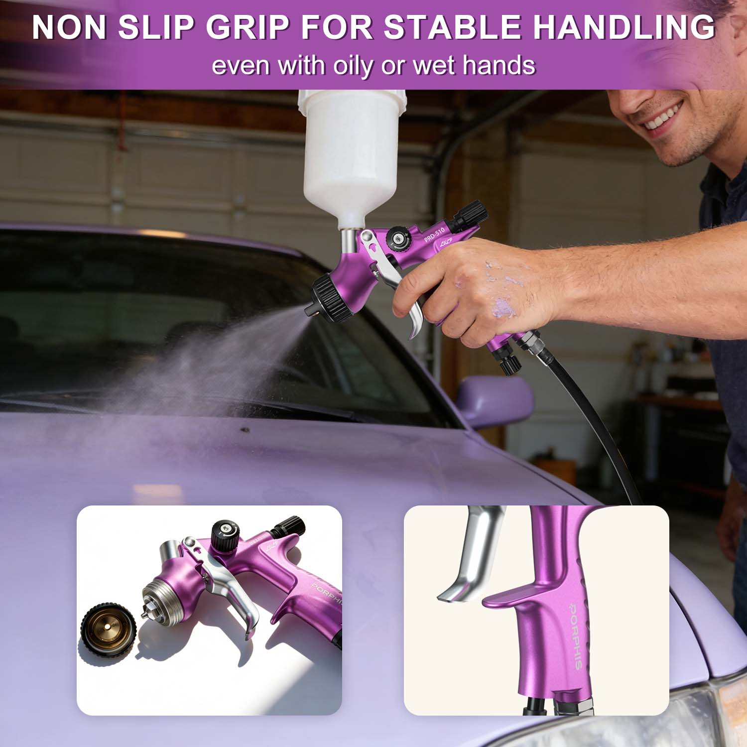 Pistola a spruzzo originale PO - Airbrush Compressor Kit recensione e prezzo