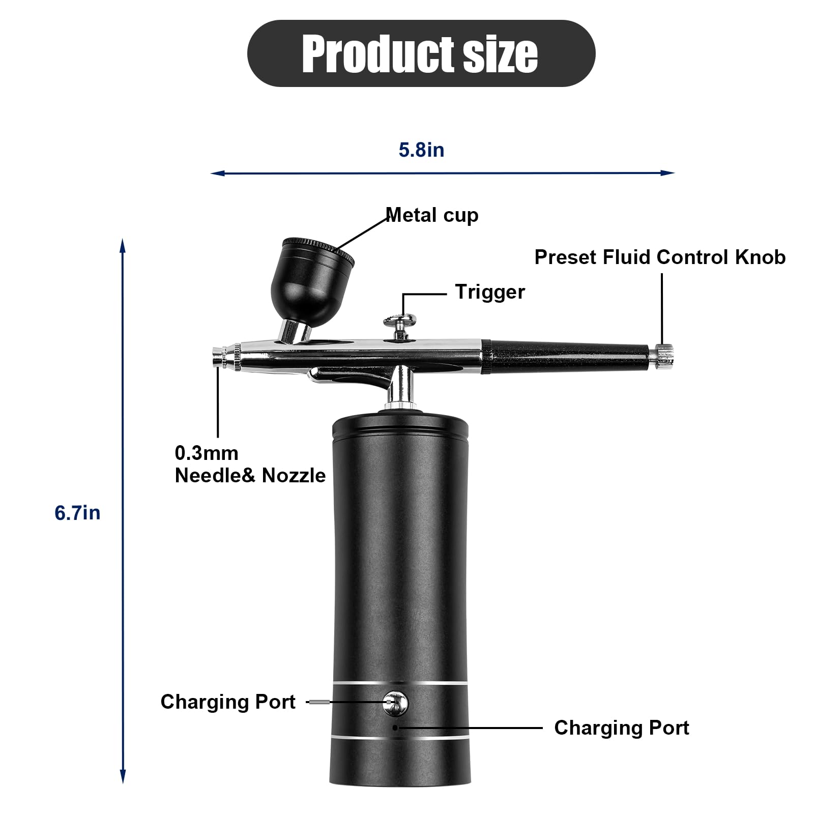 Kit Aerografo Ricaricabile Sen - Airbrush Compressor Kit recensione e prezzo